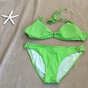 Green and Pink Bikini Size XL